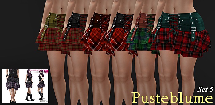 [Pusteblume] Texture for MI960457 MI Punk Ruffled Skirt Set 5