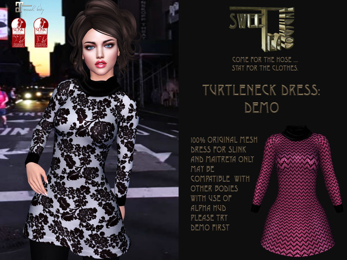 STC Turtleneck Dress Demo (add me )