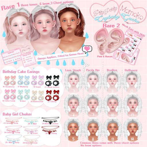 19 [Pity Party & Momoko] BirthdayCake Earings { Grape }