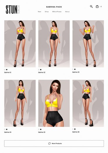 STUN - Pose Pack Collection Bento 'Sabrina' #96