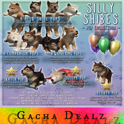 JIAN :: Silly Shibes - Sleepy Pup RARE (EP BOX)