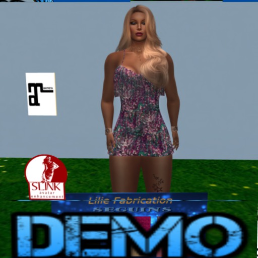 Fringed party dress DEMO