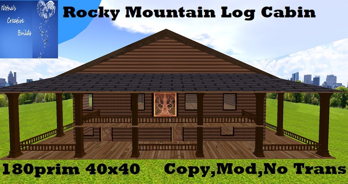Rocky Mountain Log Cabin