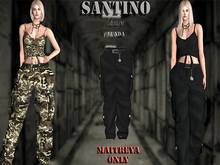 Santino Design-Cargo Pant-Black