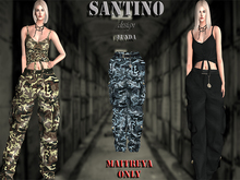 Santino Design-Cargo Pant-Blue Camo