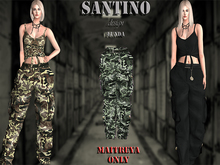 Santino Design-Cargo Pant-Green Camo