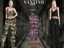 Santino Design-Cargo Pant-Pink Camo