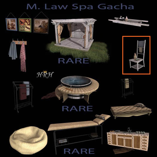 .:M.LAW:. SPA Gacha table w towal and soap