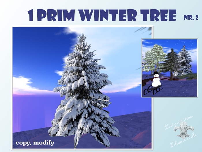 Winter tree with snow nr. 2