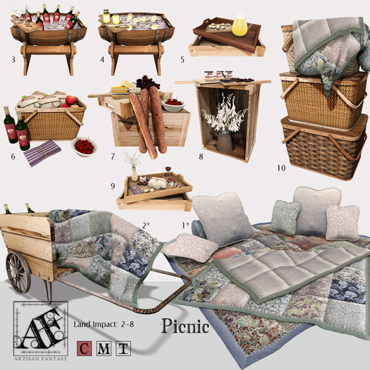 *AF* Picnic 9 - Personal Tray