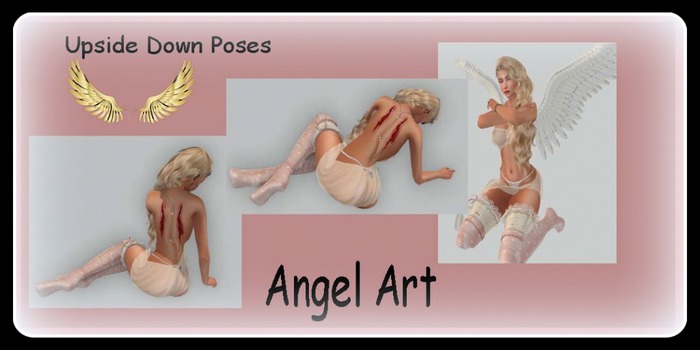 Three Angel Art poses