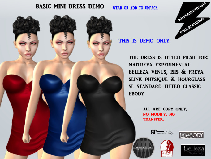 BASIC MINI DRESS DEMO