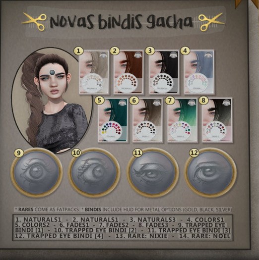 Blues. Trapped Eye Bindi [4]