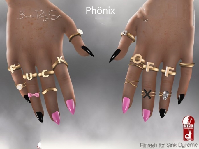 Phoenix Christy Bento Rings Set (Slink)
