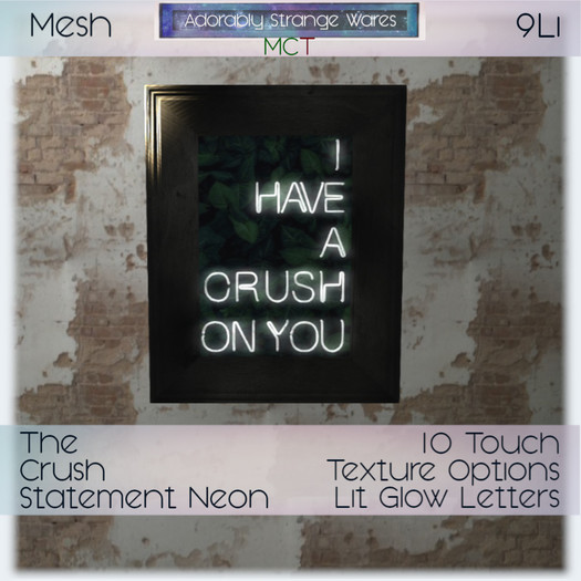 ~ASW~ The Crush Statement Neon