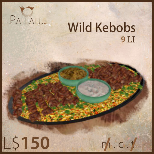 *Pallaeu* Wild Kebobs Platter