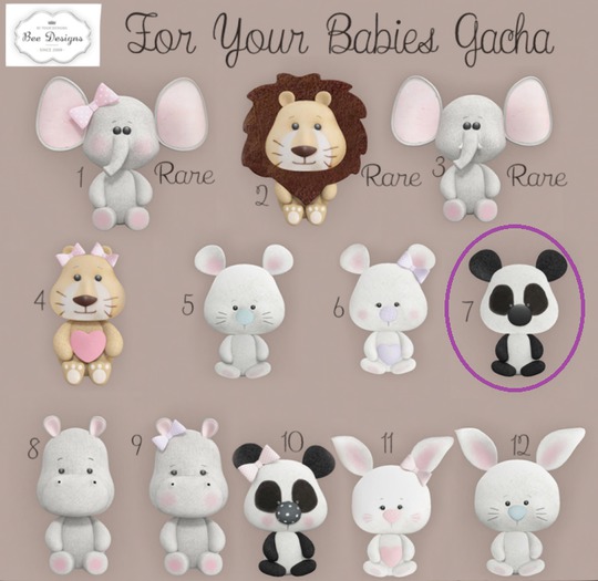 Bee Designs For Your Babies Gacha 7