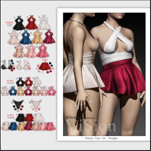 20#{ViSion} // Khloe Top - Maitreya // Pink