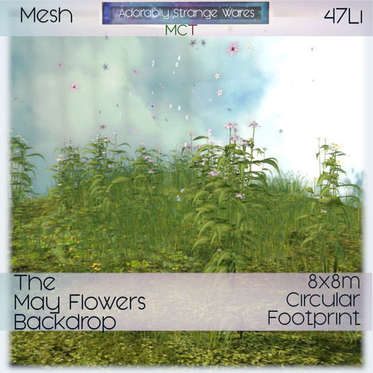 ~ASW~ The May Flowers Backdrop