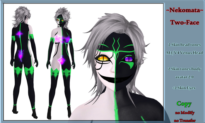 ~Nekomata~ Two-Face (Green)