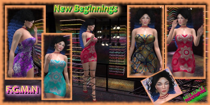 F.G.M.N/New Beginnings Dress /Maitreya