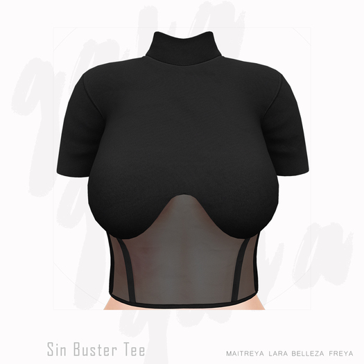 Gaia - Sin Buster Tee BLACK