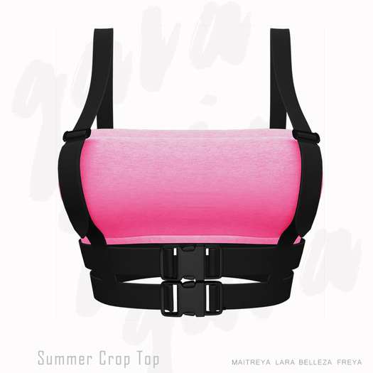 Gaia - Summer Crop Top BABY PINK