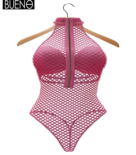 BUENO-Tata Bodysuit-Pink Net - Maitreya, Slink Hourglass, Belleza Freya & Legacy