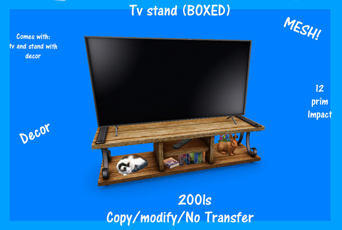 Tv stand (BOXED)
