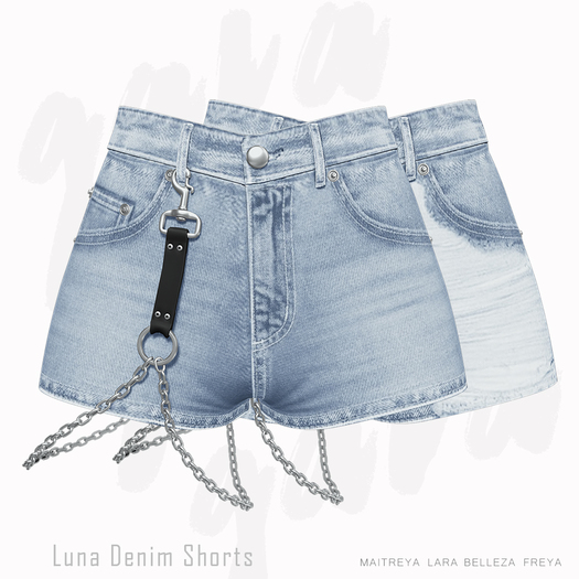 Gaia - Luna Denim Shorts WASHED