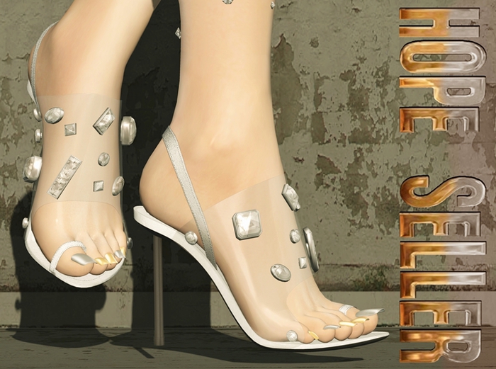 [HS] Diamond Sandals [White]