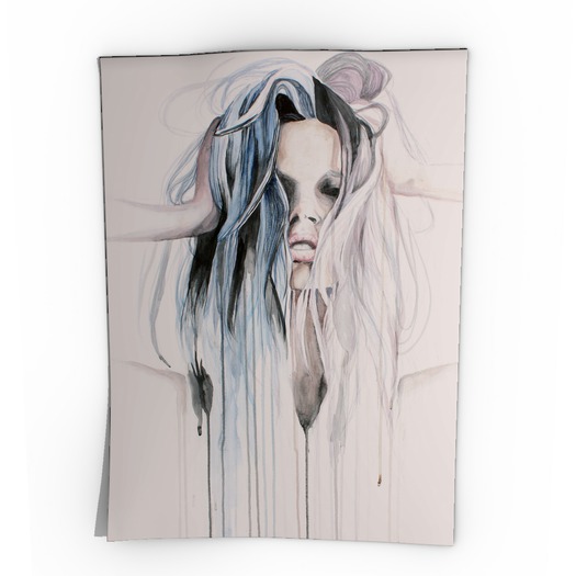 *AD* Abstract Stressed art Poster