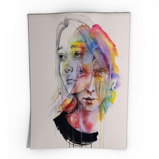 *AD* Abstract Torn art Poster
