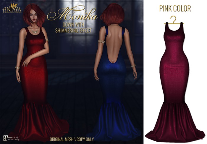 :: ANTAYA :: Pink gown <Monika> Maitreya (wear me)