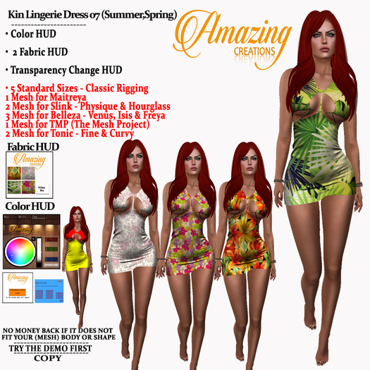 AmAzInG CrEaTiOnS Kin Lingerie Dress 07 (Summer,Spring)