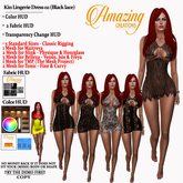 AmAzInG CrEaTiOnS Kin Lingerie Dress 02 (Black lace)