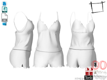  Dae Obj FBX Lingerie Cami with Shorts Slink, Ocacin Voluptuous, Maitreya, Belleza, Tonic