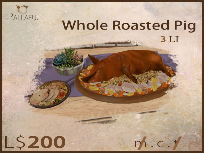*Pallaeu* Whole Roasted Pig Platter