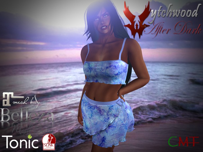 W-AD Summer Halter Sky