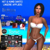 Hot & Humid Lingerie (WHITE) Appliers "BOXED"
