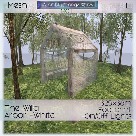 ~ASW~ The Willa Arbor -White