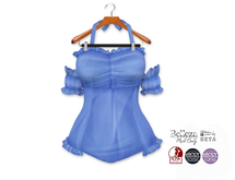 {amiable}Mesh Halter Neck Off Shoulder Swimming Suits03