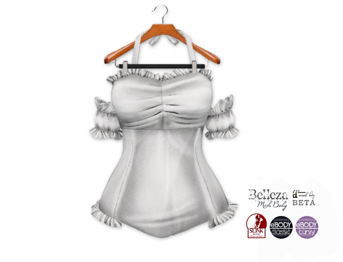 {amiable}Mesh Halter Neck Off Shoulder Swimming Suits08