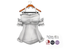 {amiable}Mesh Halter Neck Off Shoulder Swimming Suits08