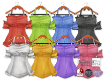 {amiable}Mesh Halter Neck Off Shoulder Swimming Suits(FAT PACK)