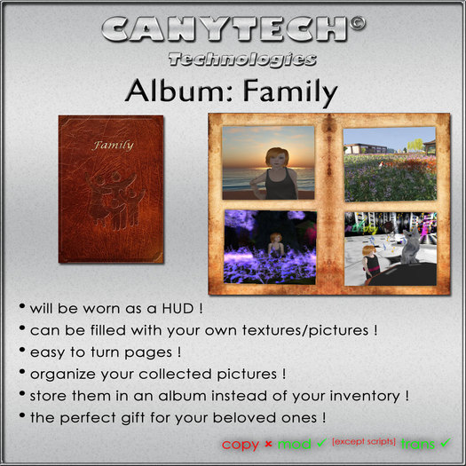 Canytech Album Family