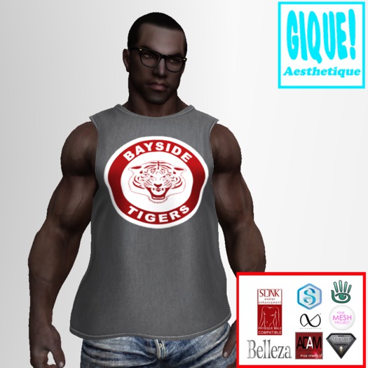[G!A] - Bayside Tigers - Muscle Shirt