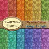 *Wallflowers* Abstract Cotton - Design 1 - Light