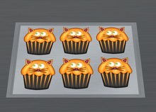 Sheet Pan of Halloween Cat Cookies CM