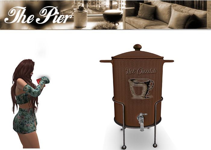 Brown (hot chocolate dispenser_!